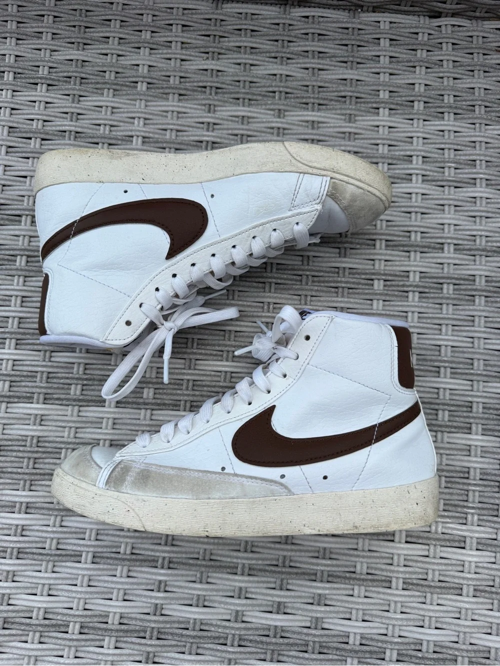 Nike womens Blazer Mid '77 Next Nature 'Cacao Wow' sneakers size 7.5 espresso